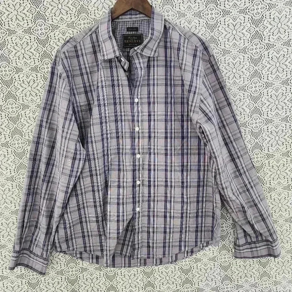 Jos. A. Bank Other - Jos. A. Bank tailored button down plaid men's dress shirt XL